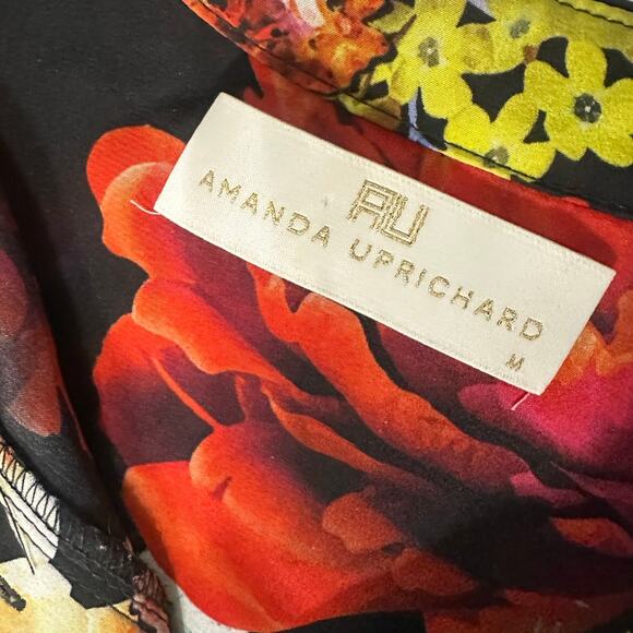 Amanda Uprichard Floral Silk Blouse